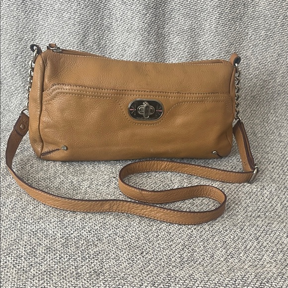 Isaac Mizrahi Tan Crossbody Bag - Picture 1 of 16